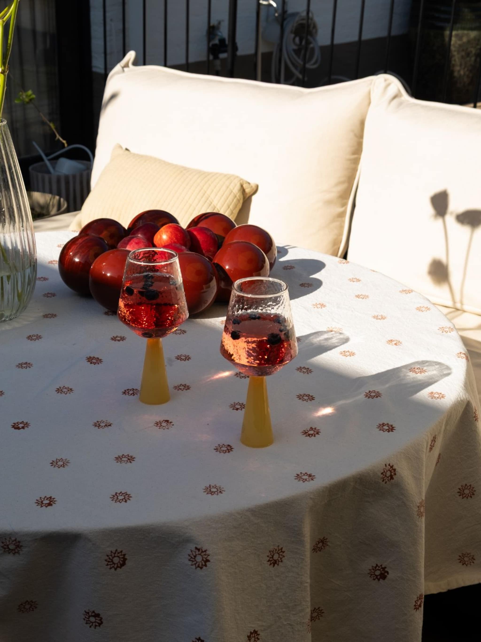zomerse diy voor een zonnig tafelkleed