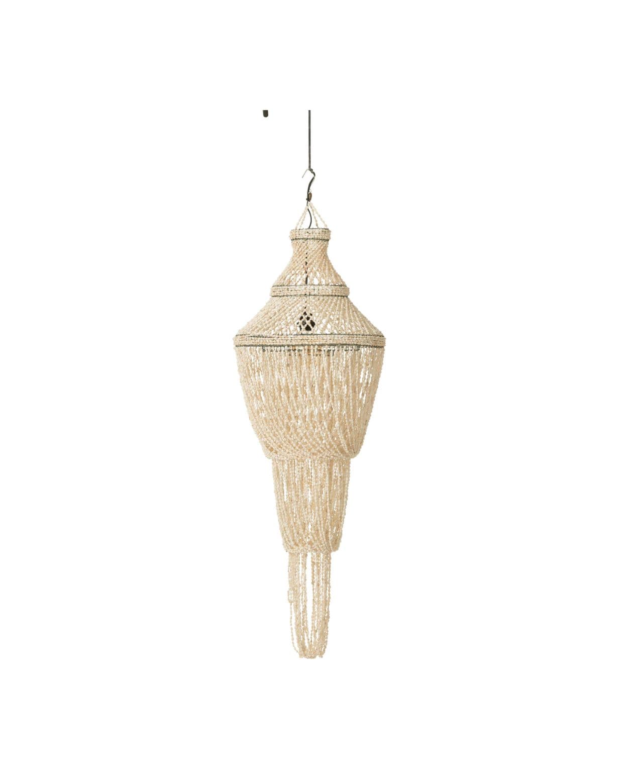 J-Line lampenkap Daisy - steen/schelpen - naturel J-line