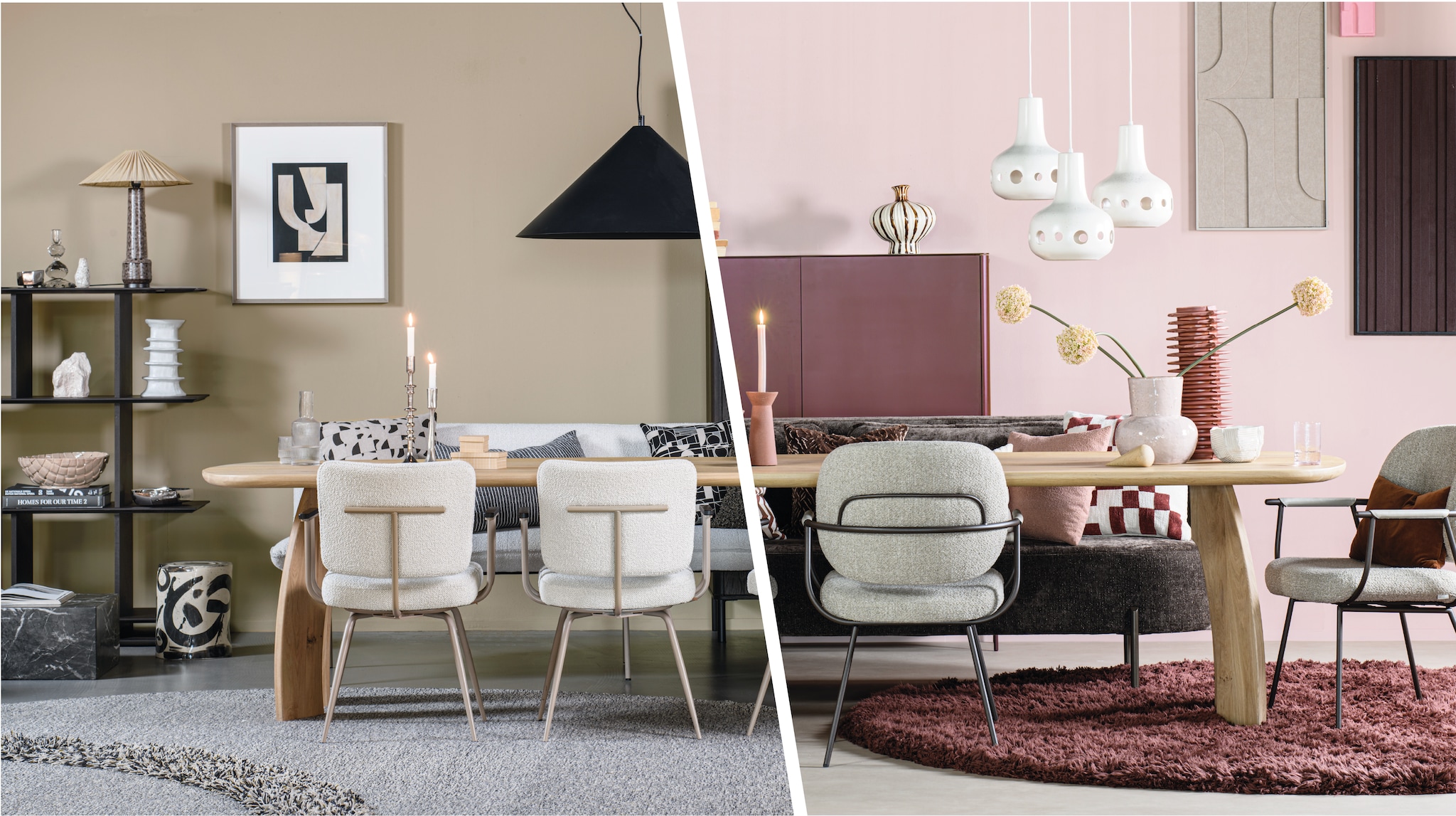twee eetkamers een basis zo style je dezelfde eettafel twee keer anders