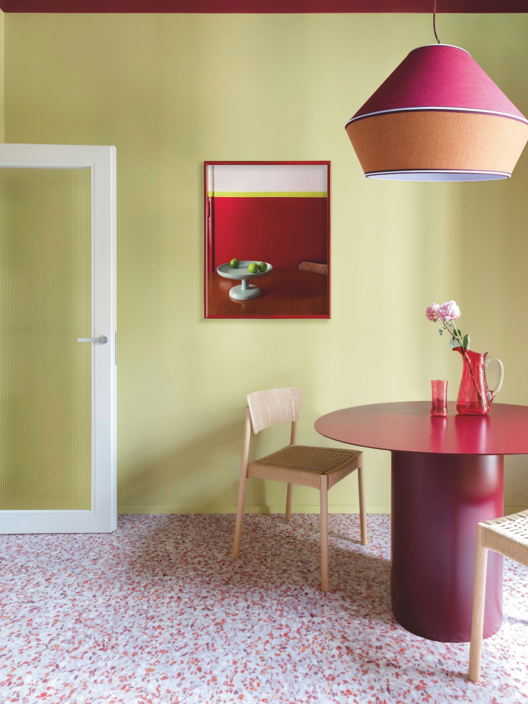 binnenkijken in een kleurrijk huis