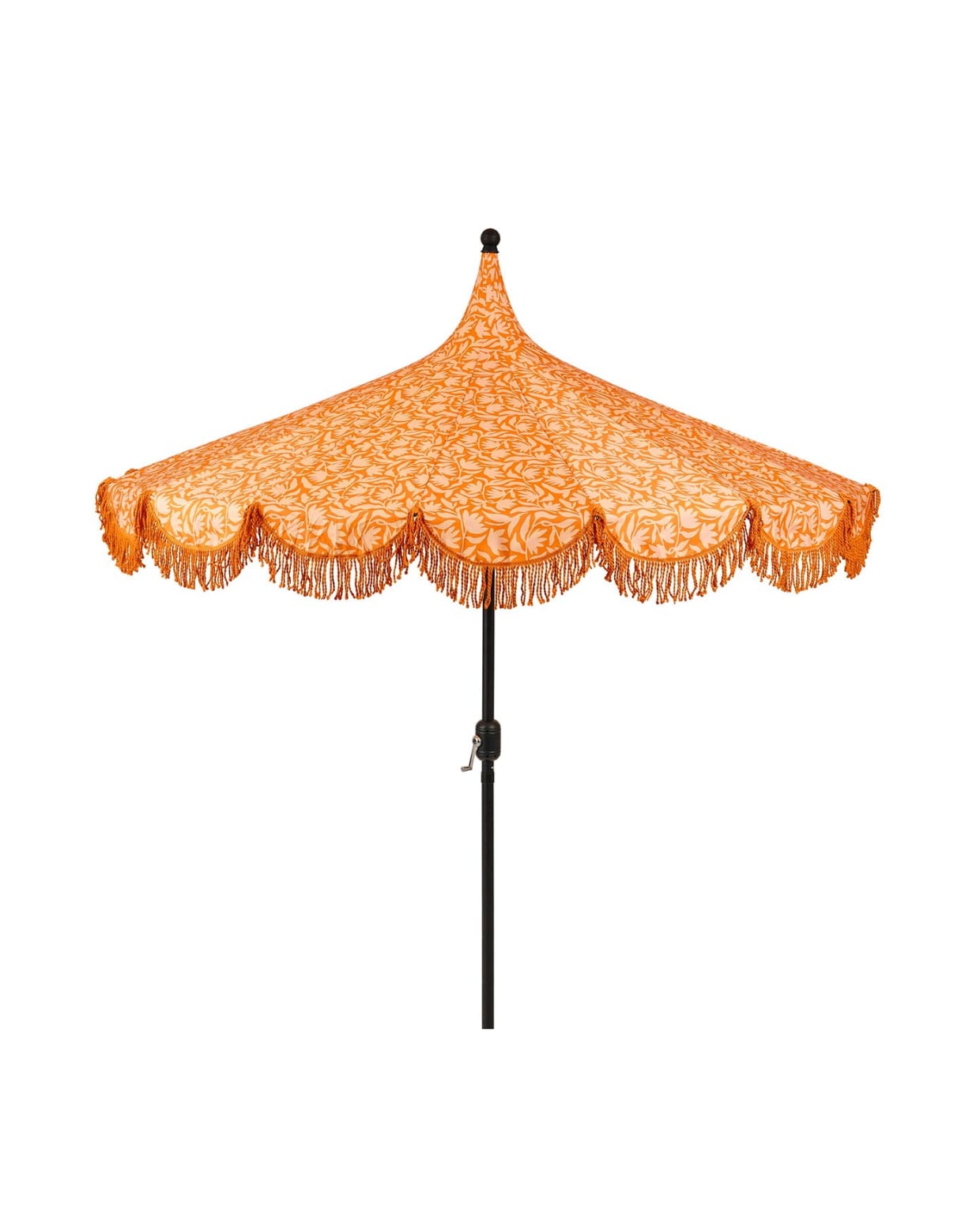 Kelly Parasol met Draagtas - Stokparasol 238 x Ø235 cm - Tuin of Balkonparasol - Polyester, Staal - Oranje Mica Decorations