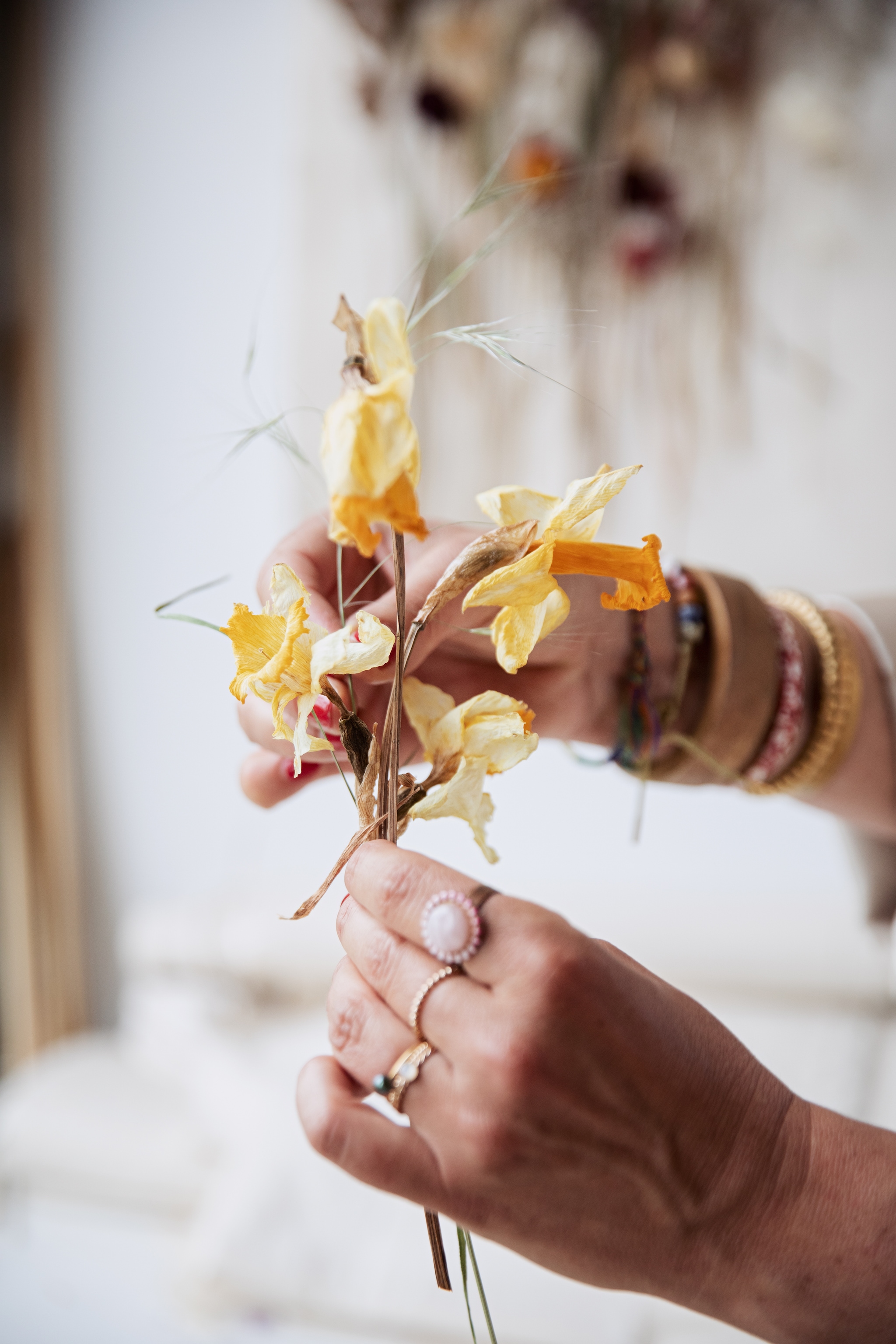 Loesje van Herp droogbloemen vtwonen Landelijk 09-2026 | styling Ilona Jongepier | fotografie Dana van Leeuwen