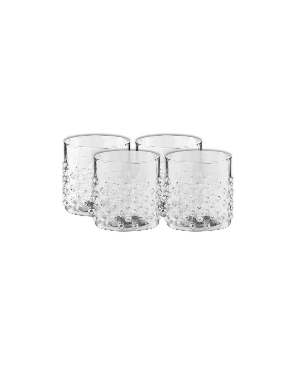 Waterglazen Dots, set van 4 drinkglazen, 350 ml vtwonen