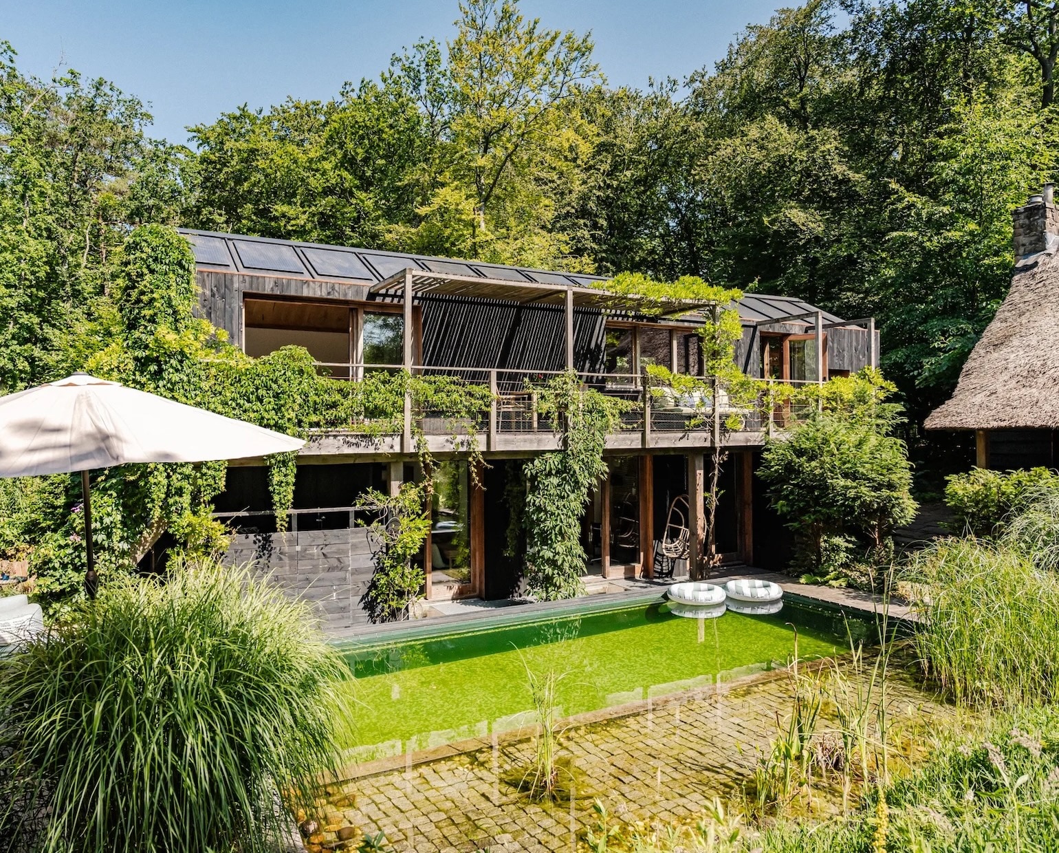 duurzame villa zwemvijver natuurzwembad bloemendaal
