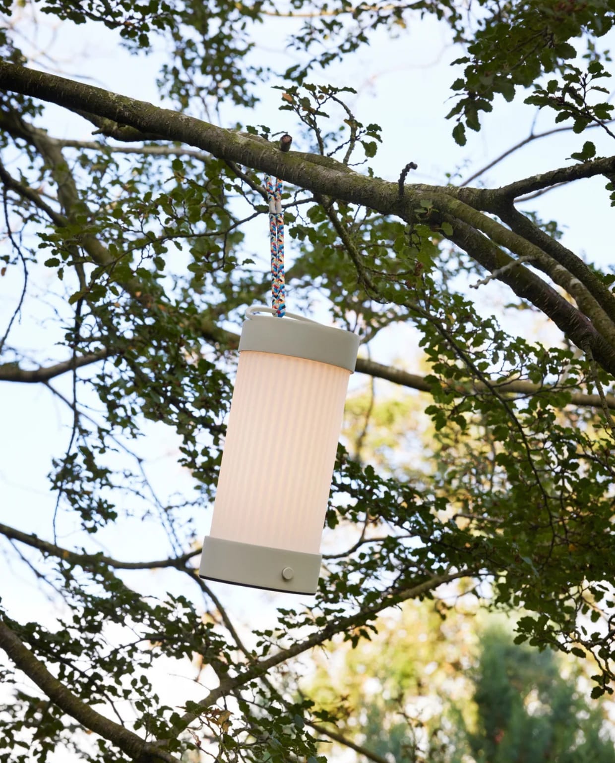 Draagbare lamp Camp - glas/ijzer - ø9xh21cm, integreret Hübsch