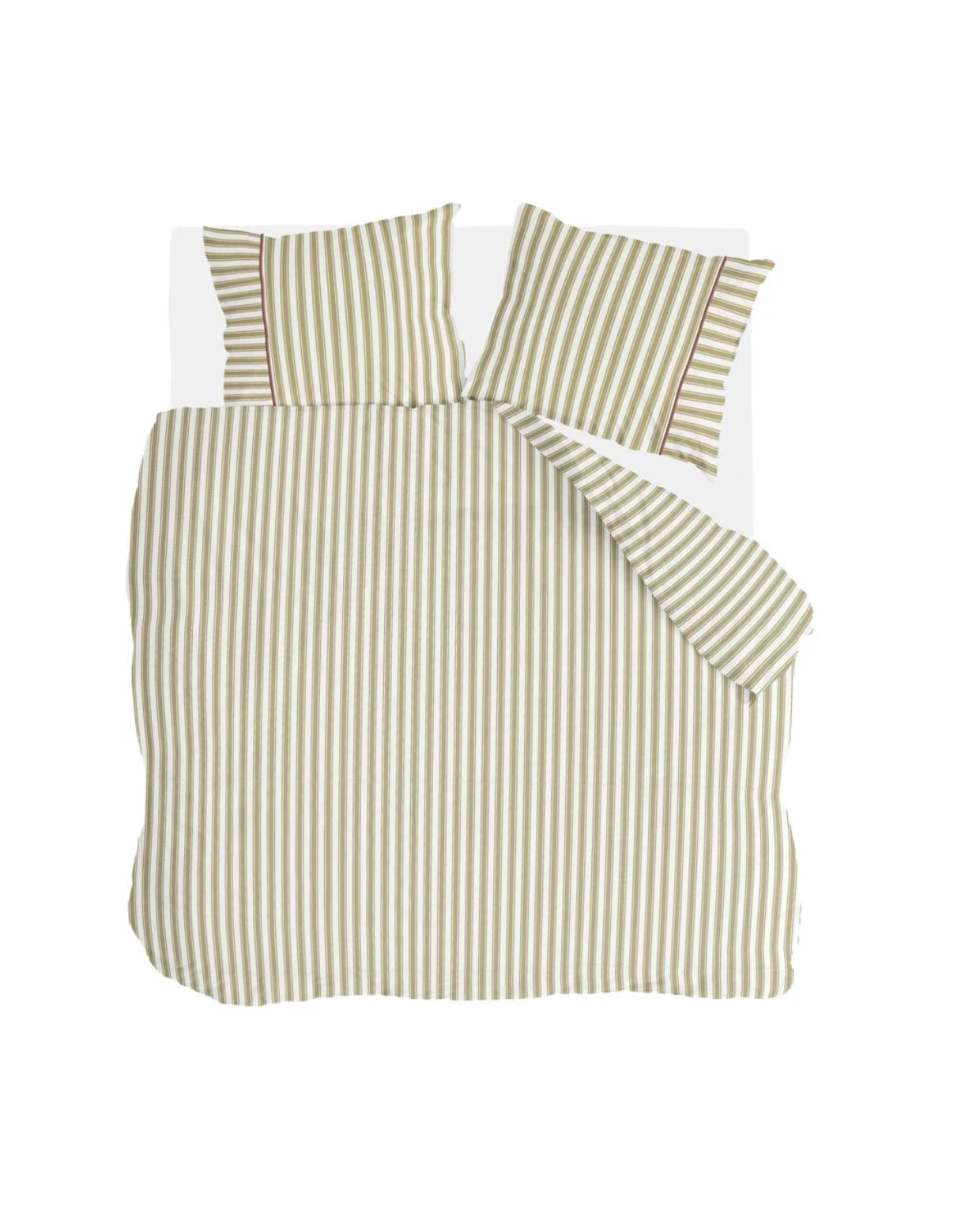 Dekbedovertrek Refined Lines - 240x220 cm - Groen Walra