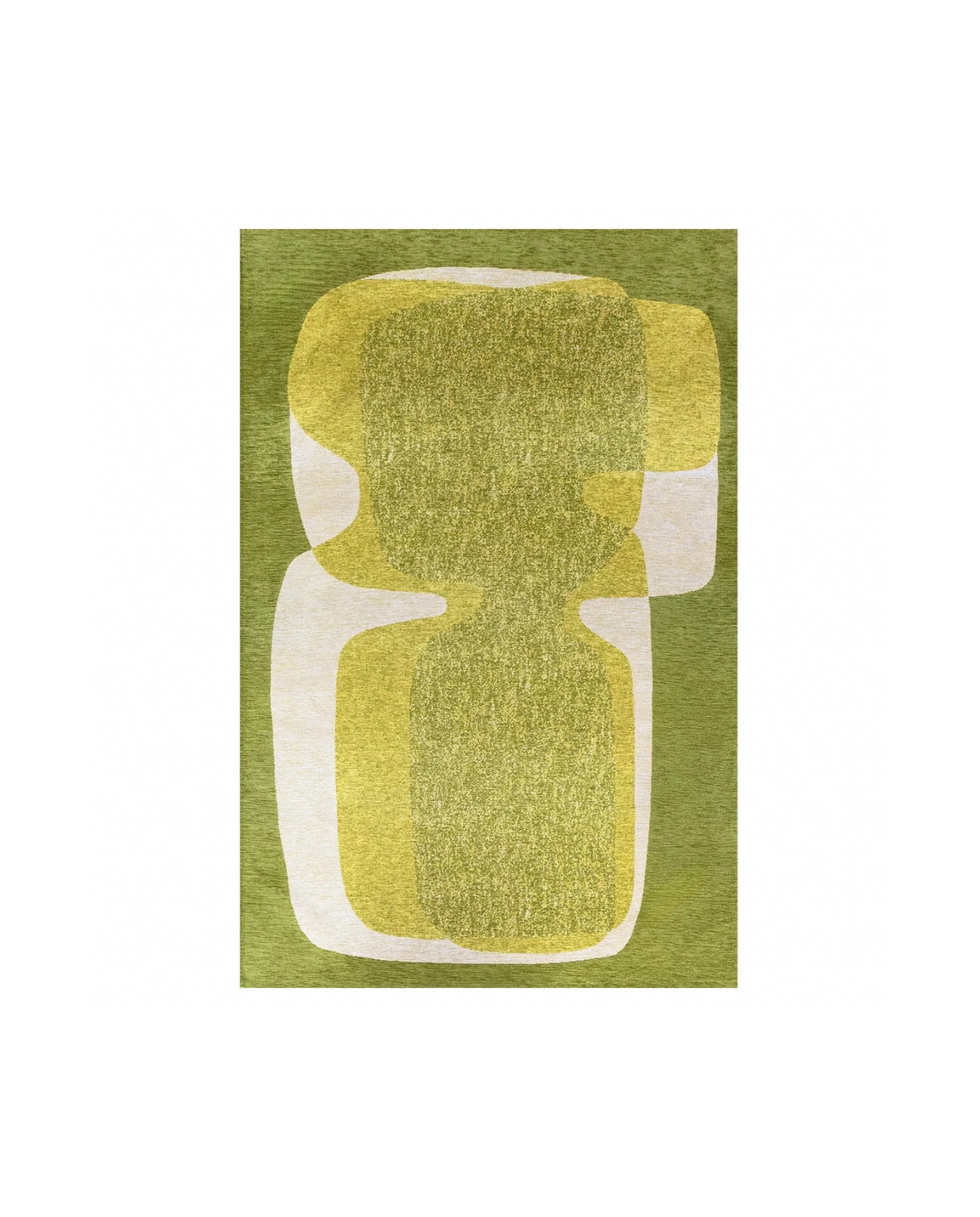 Vloerkleed Poum Poum - groen - 170x240cm Lola&Moi