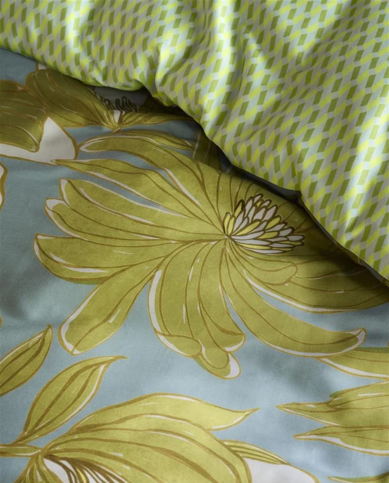 Dekbedovertrek Melodi - 240x200/220 cm - groen Oilily