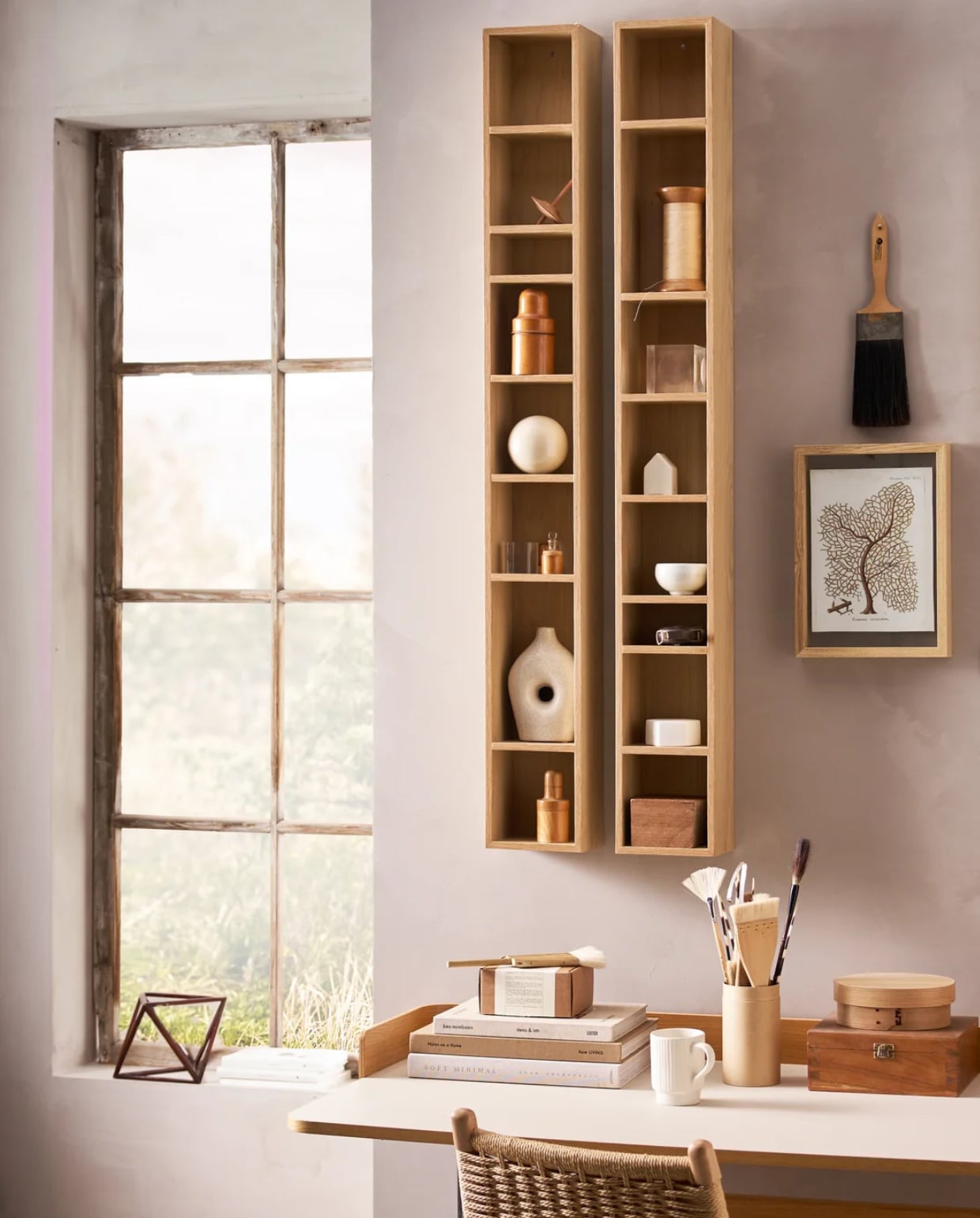 Wandkast Show It - MDF - Naturel - 16x130x12 vtwonen