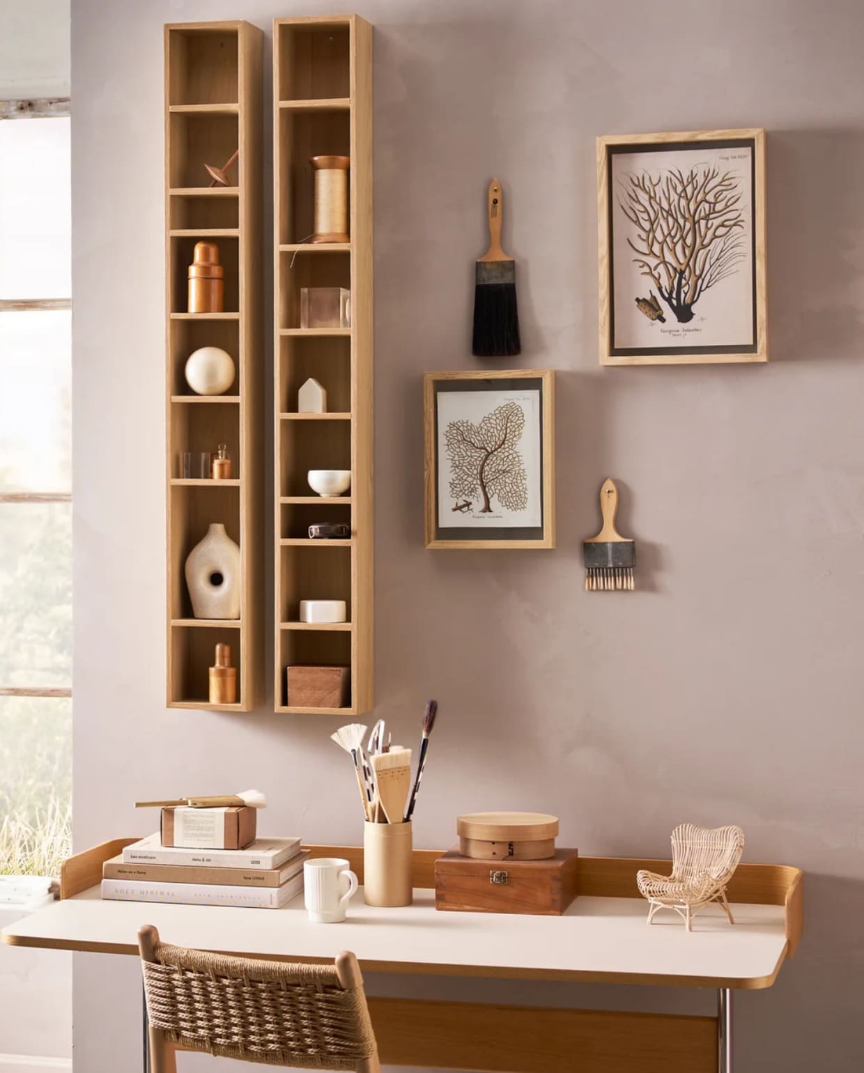 Wandkast Show It - MDF - Naturel - 16x130x12 vtwonen