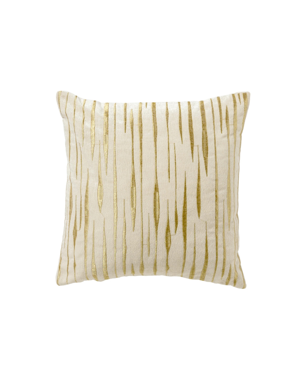 CONNOR - kussenhoes 45x45 cm - subtiel goudaccent - Snow White - wit, goud Dutch Decor