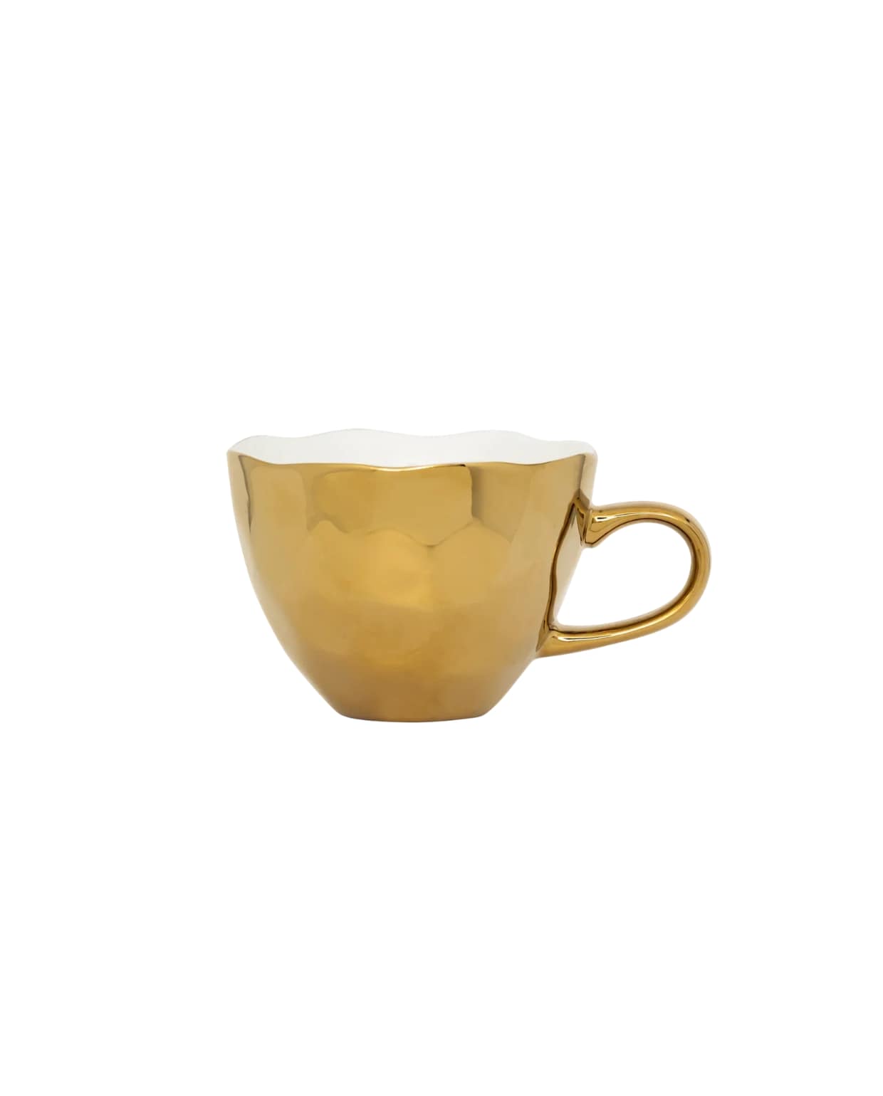 Good Morning kopje Cappuccino/Tea - Gold - 11x8cm Urban Nature Culture