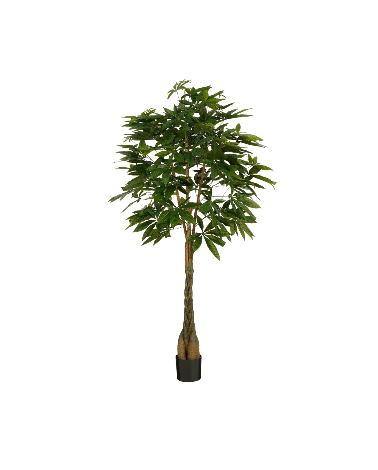 Pachira Kunstplant - H150 x Ø65 cm - Groen Mica Decorations