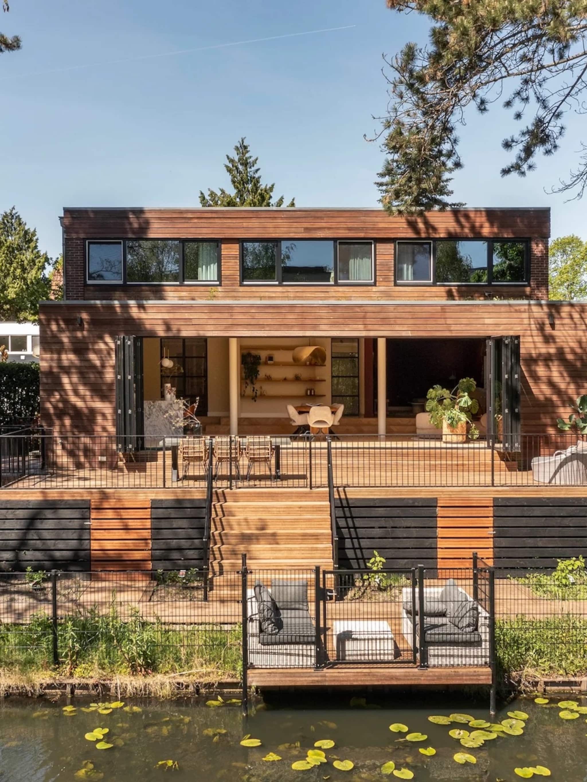 villa water amsterdam noord groene keuken