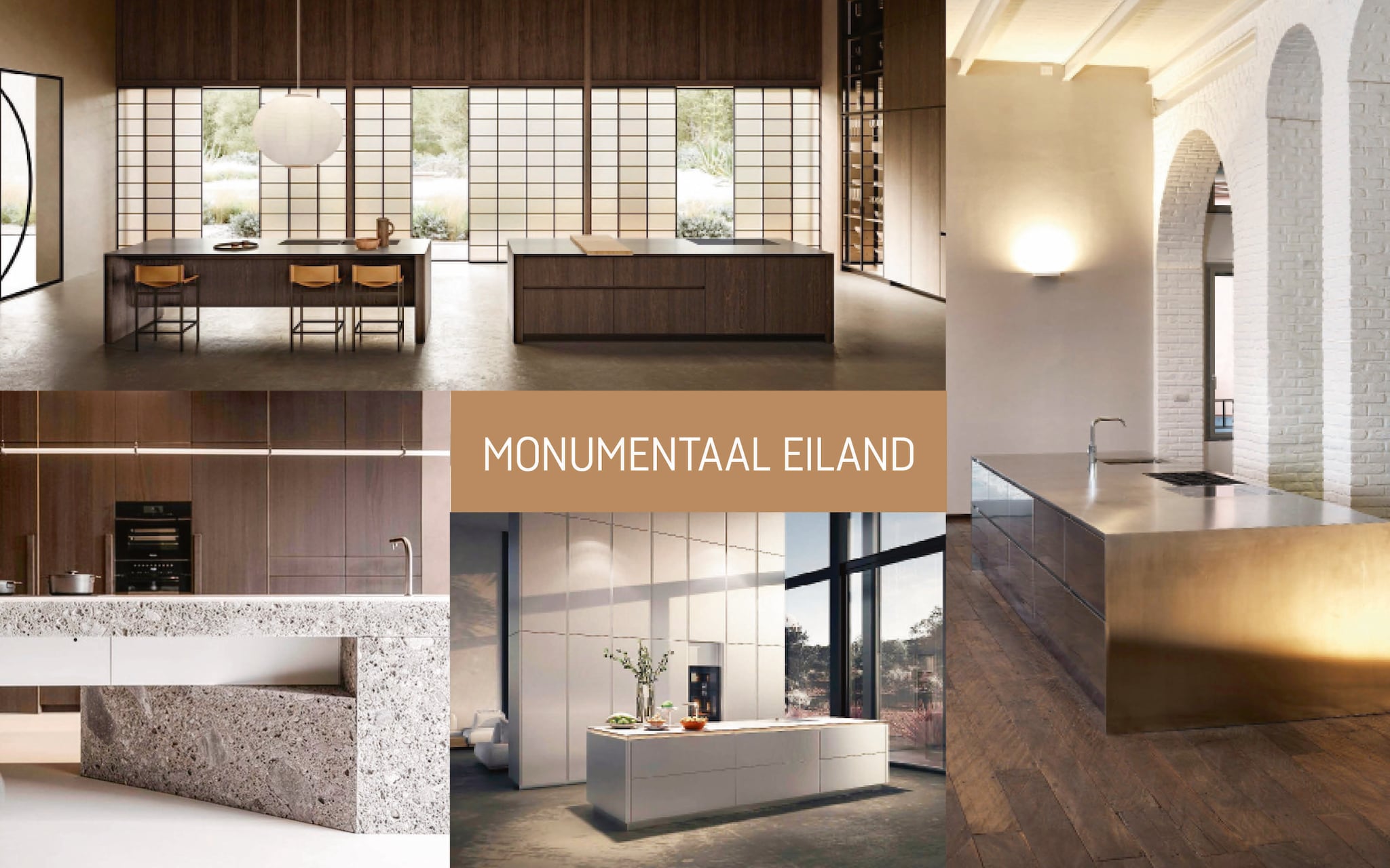 Met de klok mee: keuken Xpl, Boffie, keuken Abimis Atelier, Culimaat keuken Brute, Siematic keuken Six. vtwonen Design 07-2026