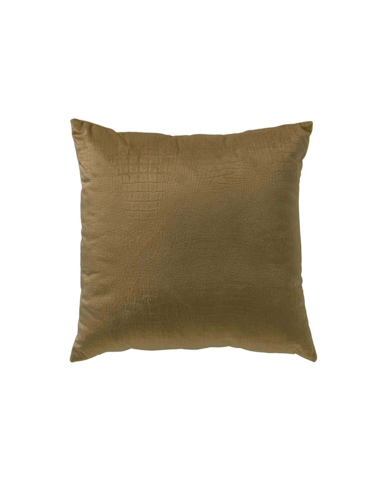 CROCO - kussenhoes 40x40 cm - krokoprint - Military Olive - groen Dutch Decor