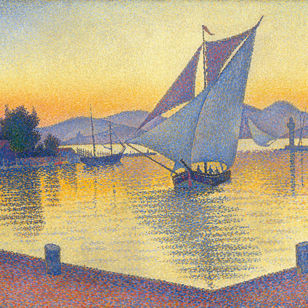 Signac The Port at Sunset Kunsthal