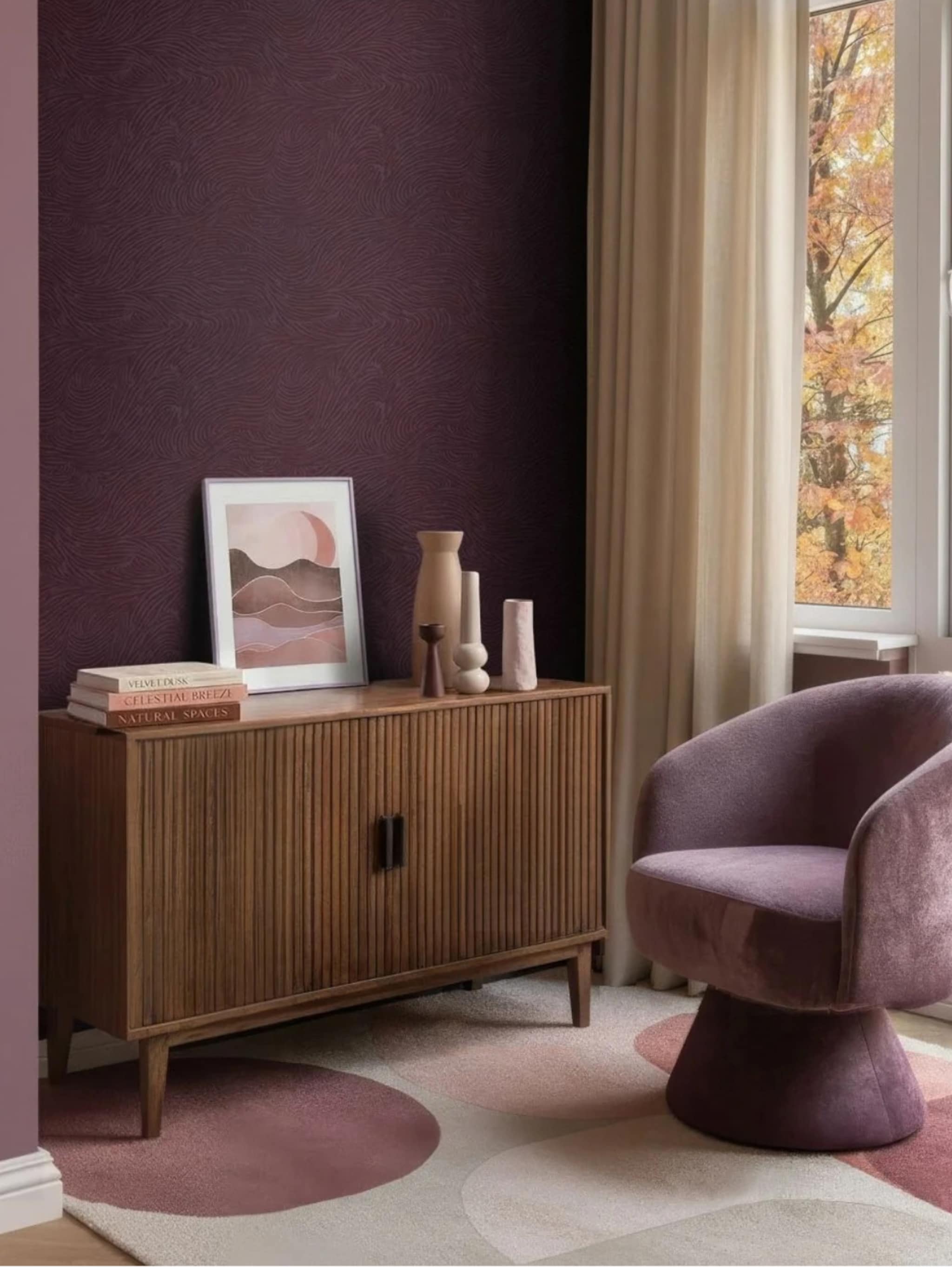 trendkleur plum interieur items