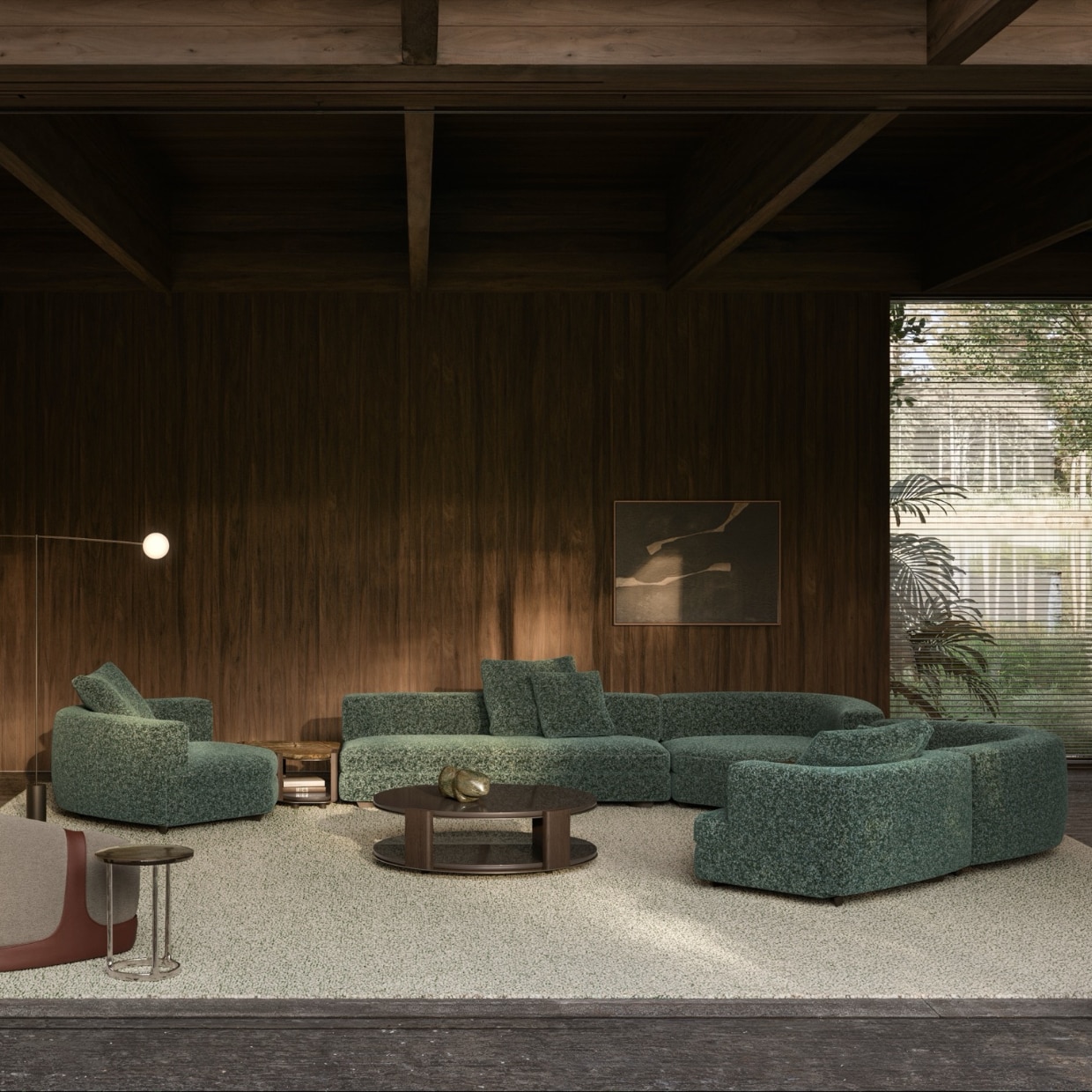 Bank Edmond ontworpen door Christophe Delcourt voor Molteni&C
